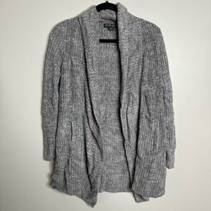 Barefoot Dreams CozyChic Light Chenille Gray Cardigan - size small